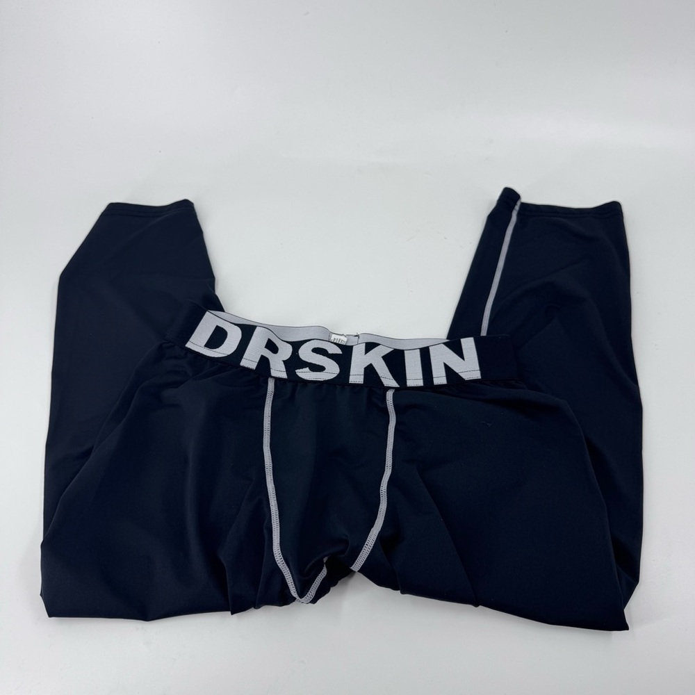 DRSKIN Black Compression‎ Athletic Pants for men